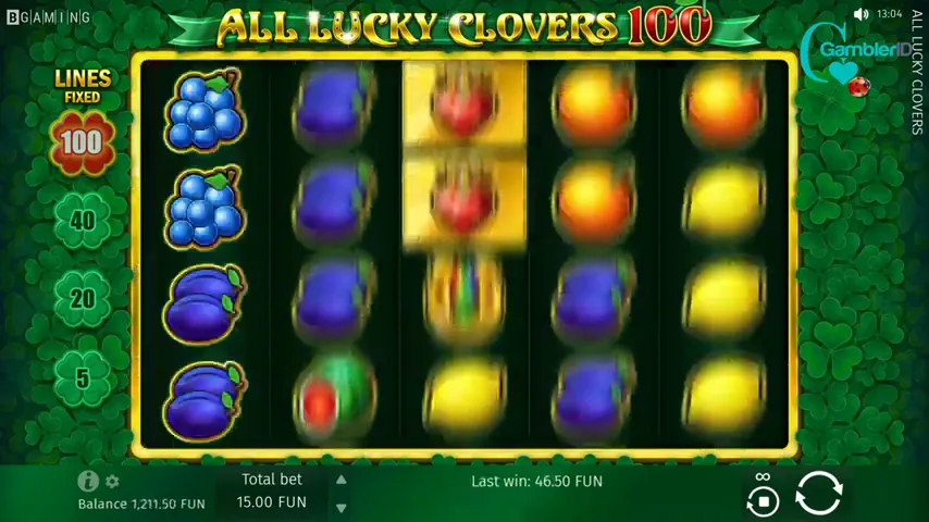 All Lucky Clovers 100 — capture