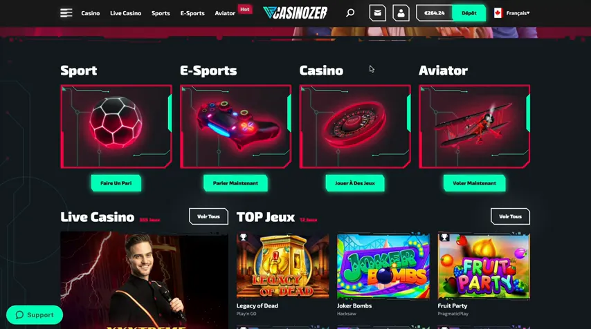 Casinozer — capture